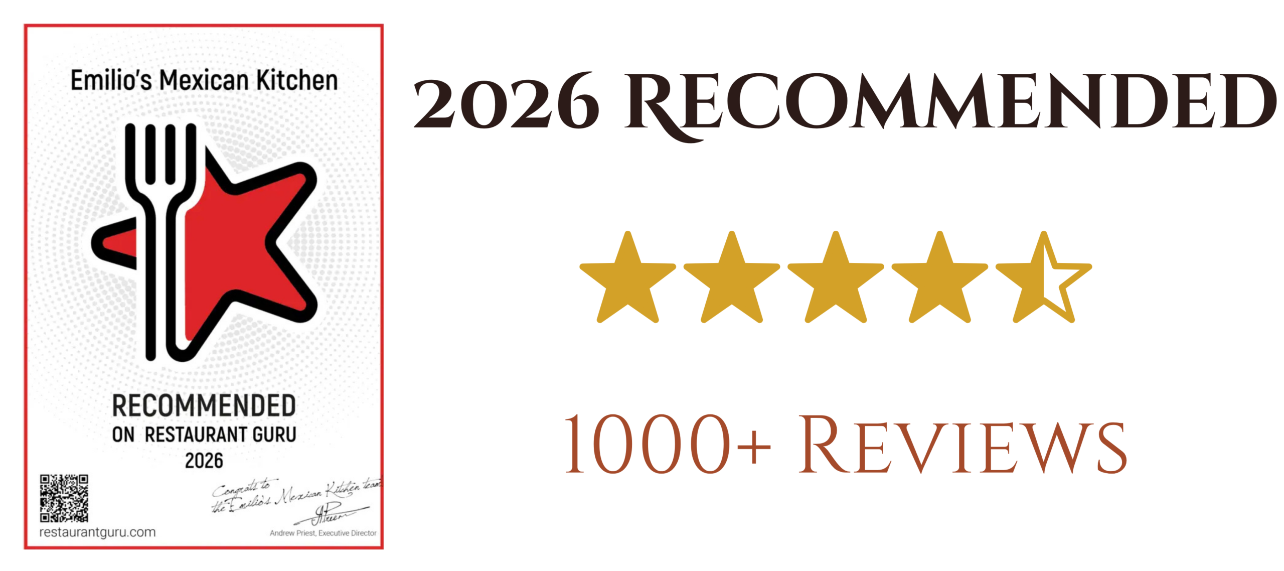Restaurant Guru Recommended 2024
